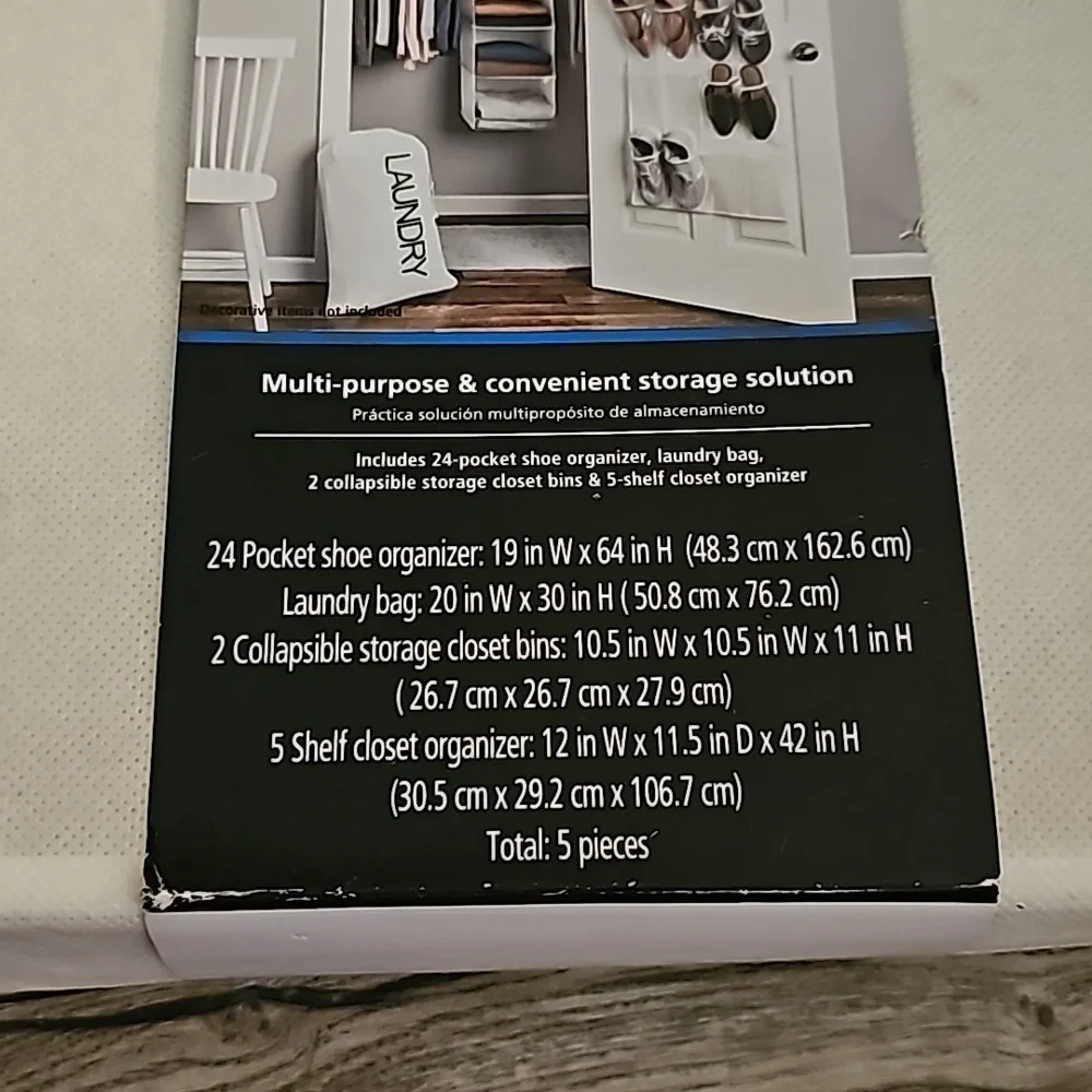 Main stay closet organization set 5-pc hg01